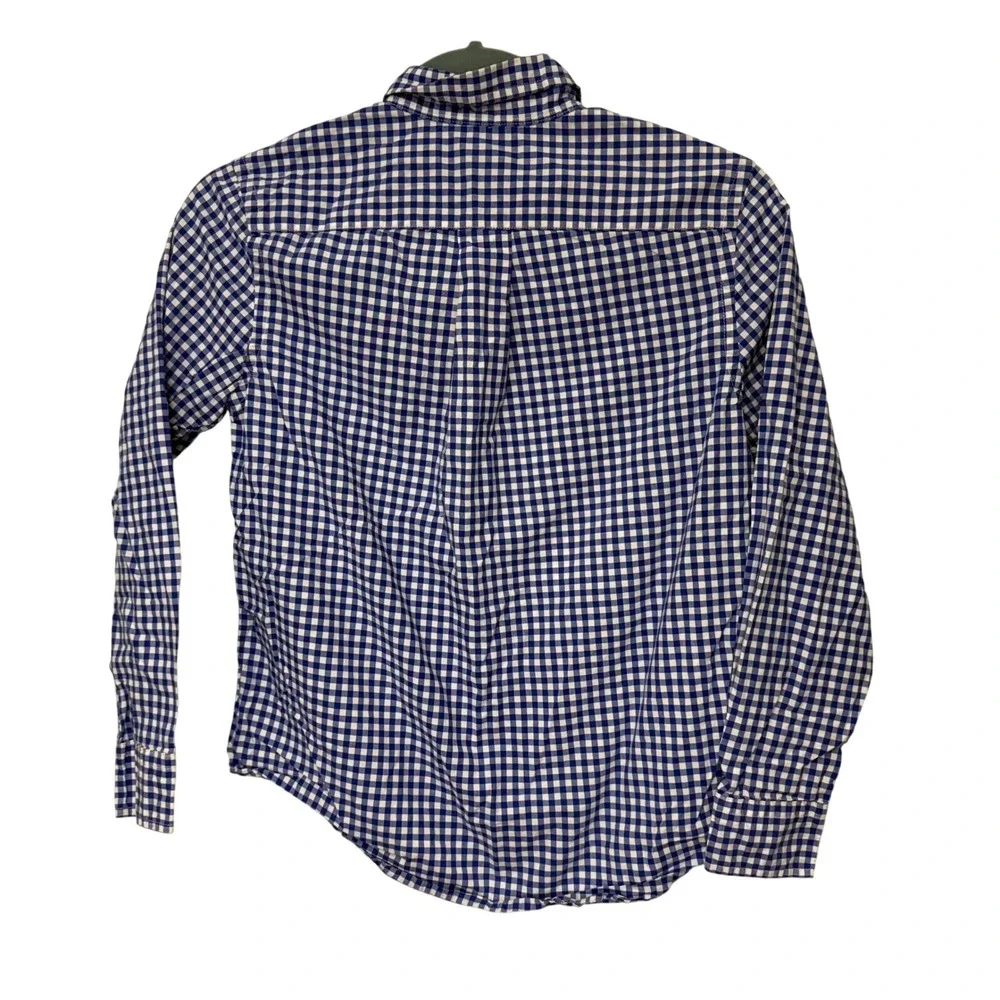 Ralph Lauren Boy  Button Down Shirt Gingham Check Long Sleeve Kids Size M‎ 10-12 - Picture 3 of 5
